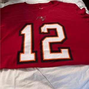 NFL Buccaneers Red and White Men's Jersey